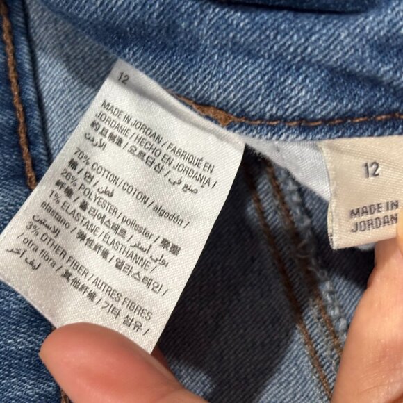 Style & CO Women Blue Curvy Capri Denim SZ: 12 - Picture 6 of 9